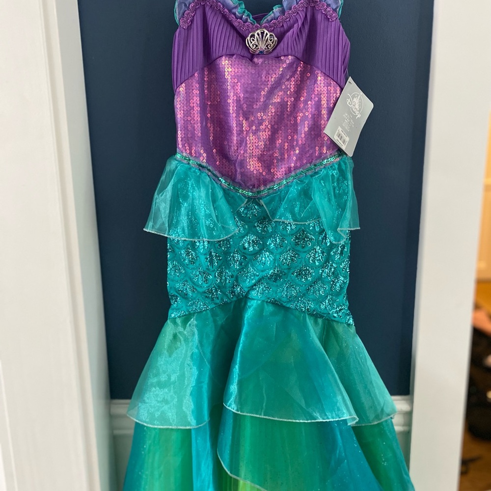 Disney Little Mermaid Costume Size 7/8 NEW with tags